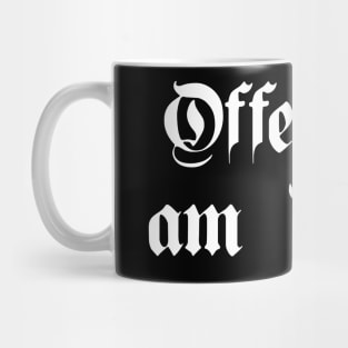 Offenbach am Main written with gothic font Mug